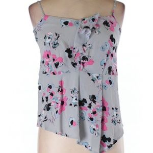 Grey floral Kenzie top